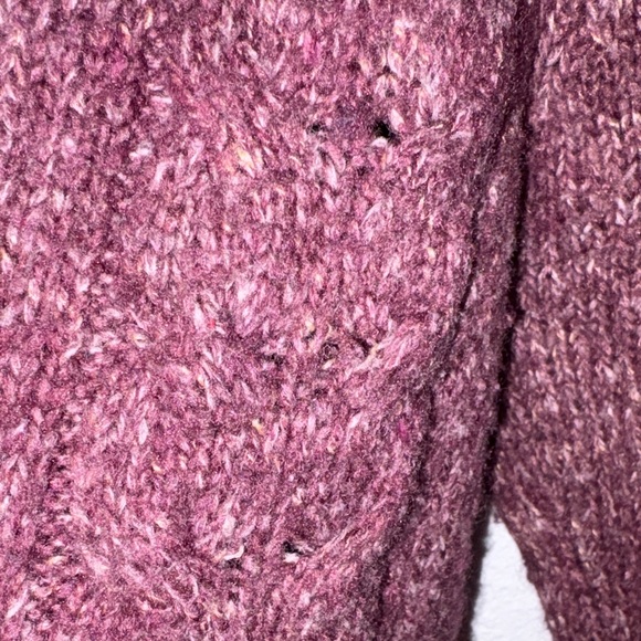 L.L. Bean Women's Burgundy Cardigan - Picture 6 of 9